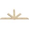Ekena Millwork Kennewick Rough Sawn Timber Gable Bracket, Douglas Fir, 96"W x 48"H x 2"D x 6"F, 12/12 Pitch GBW096X48X0206KEN00RDF - alternate 4